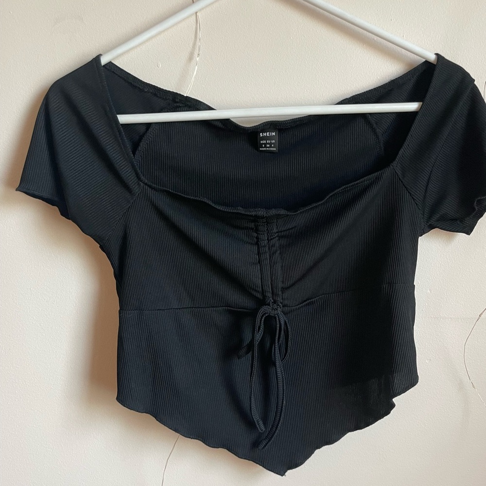 Black Crop Top